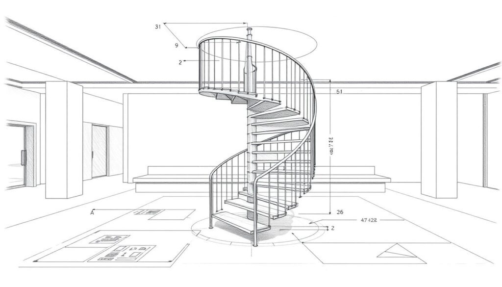 Einholmtreppen Planung