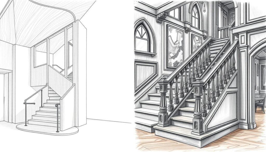 Faltwerktreppen vs. traditionelle Treppen