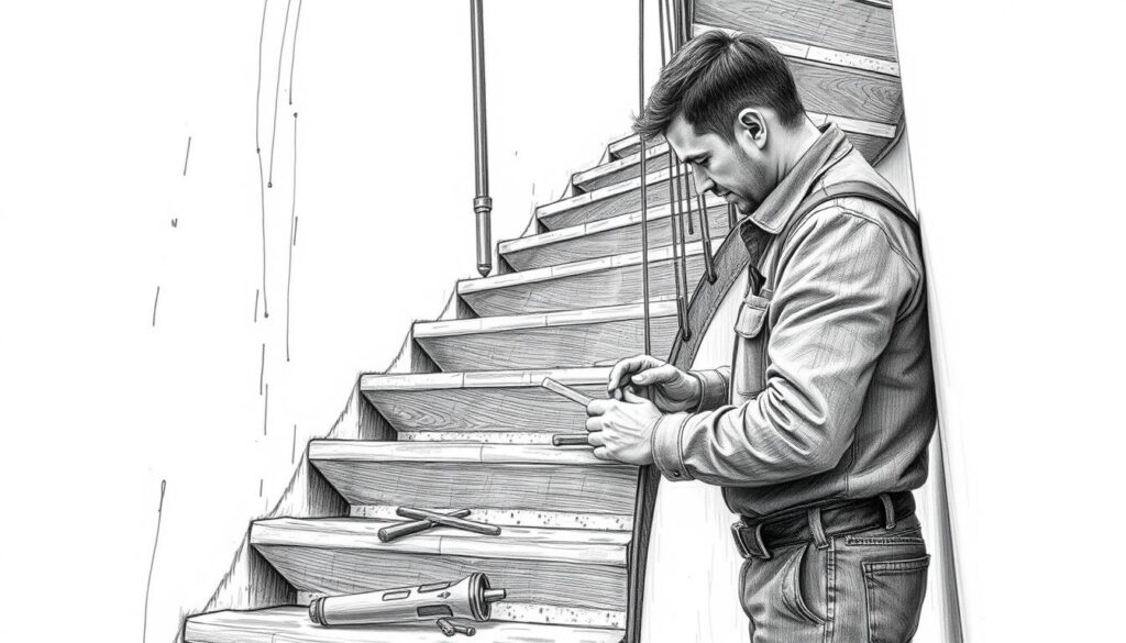 Wartung Faltwerktreppen